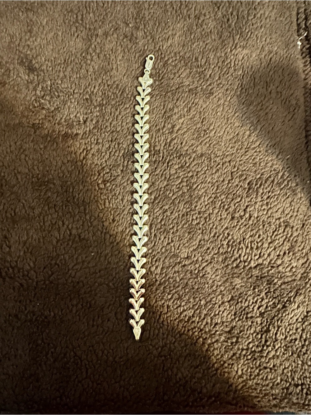 Silver925 Italy Bracelet - Delicate V-Pattern